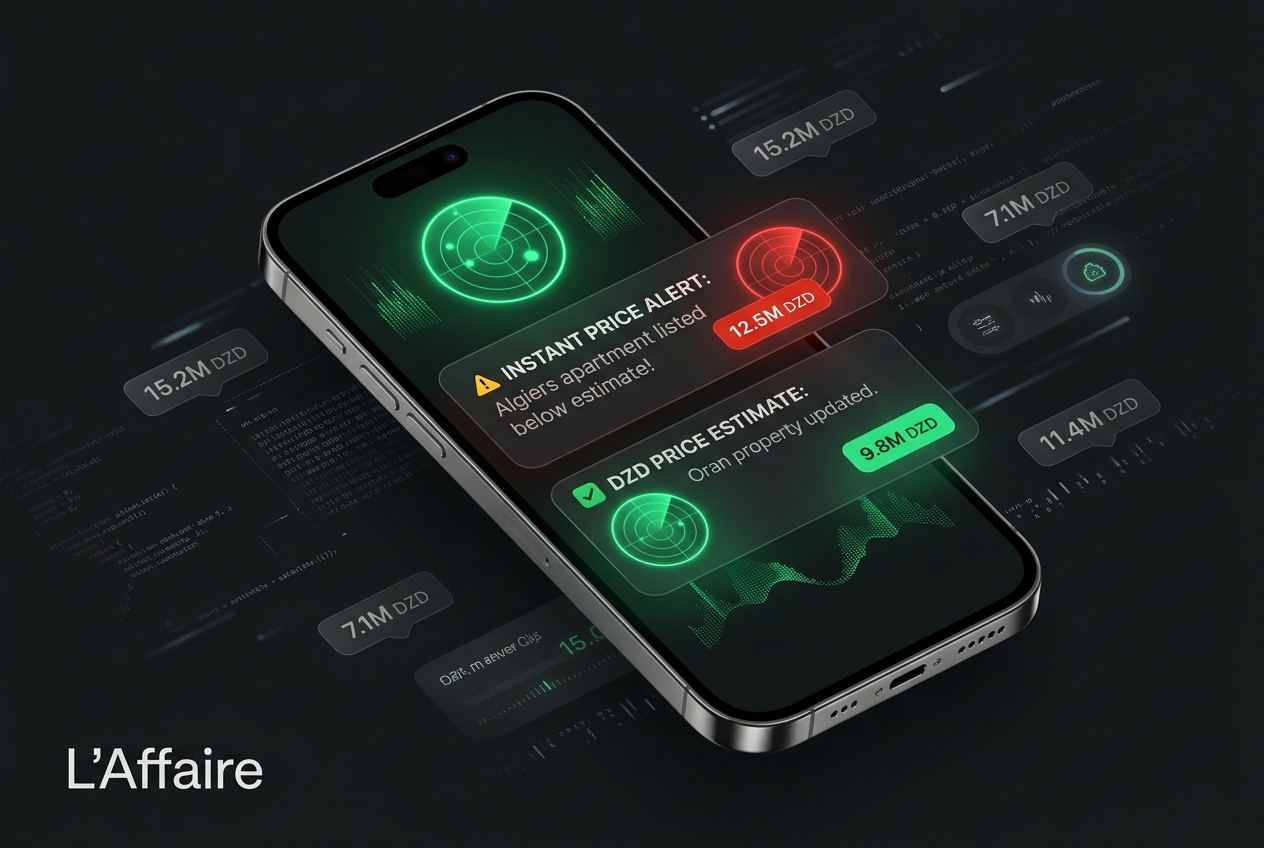 Vérification des alertes prix et authenticité des transactions