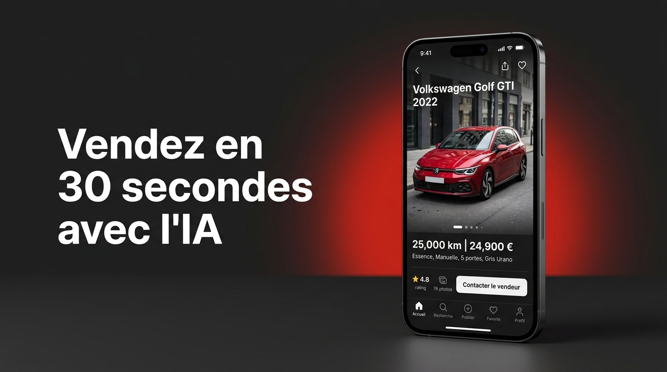 Publier une annonce véhicule en 30 secondes avec l'IA L'Affaire
