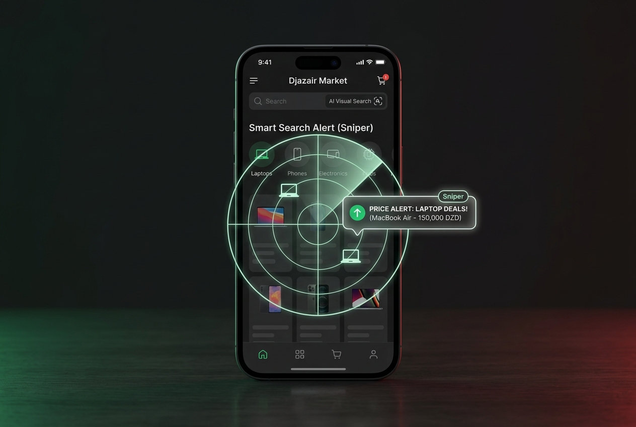 Instant Sniper alerts and AI visual search on L'Affaire app