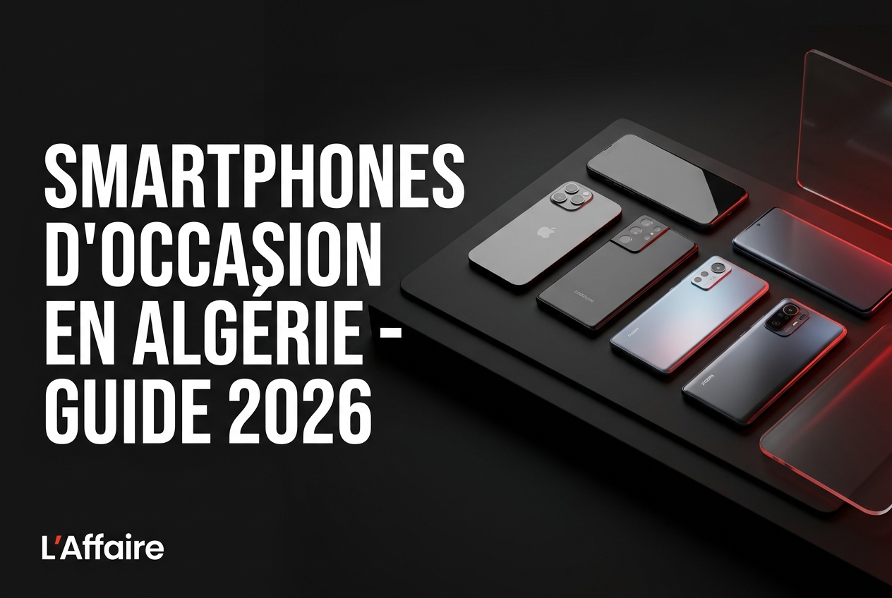 Guide complet smartphones d'occasion en Algérie 2026 - L'Affaire