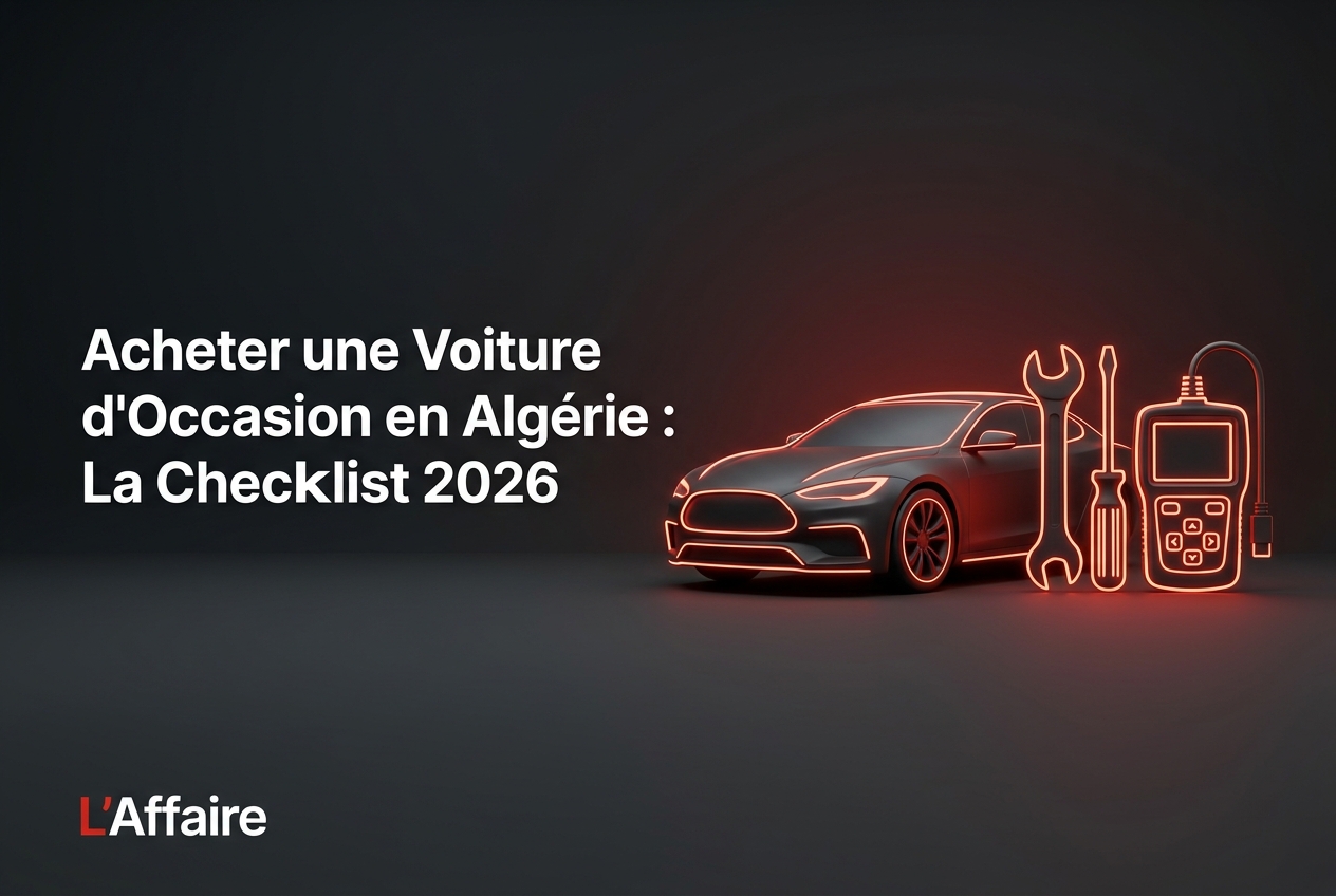 Checklist d'inspection mécanique et papiers pour acheter une voiture d'occasion en Algérie 2026