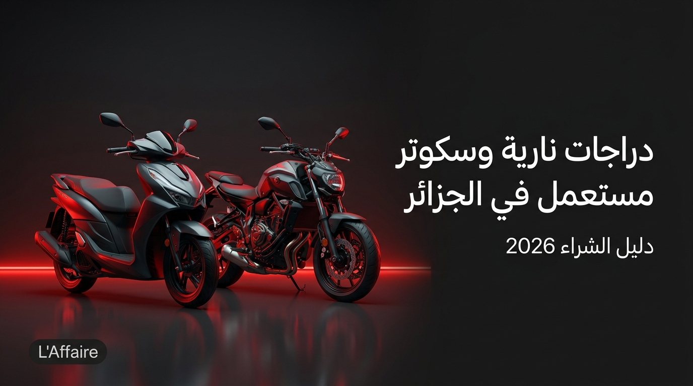 دليل شراء دراجات نارية وسكوتر مستعمل في الجزائر 2026