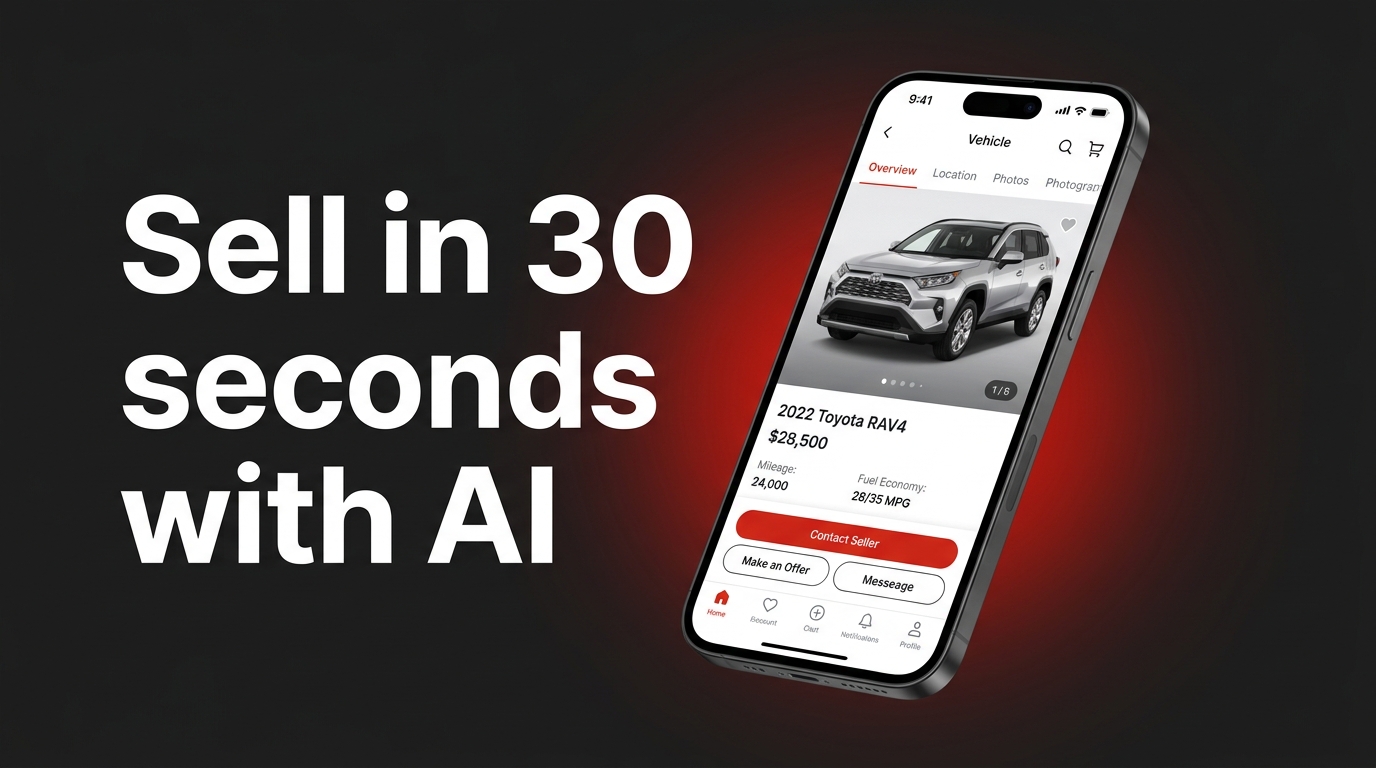 List your vehicle in 30 seconds with L'Affaire AI