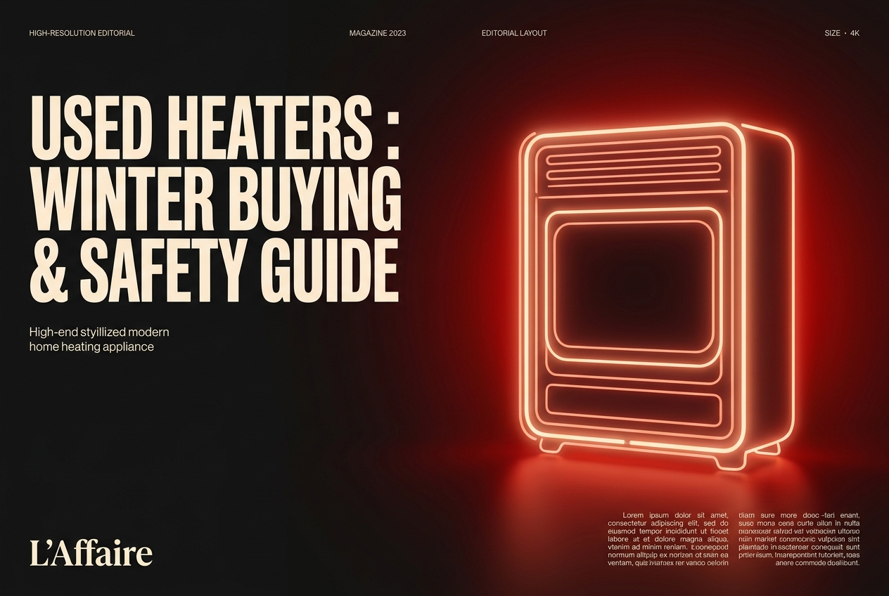 Used heating appliances and gas heaters in Algeria winter buying guide