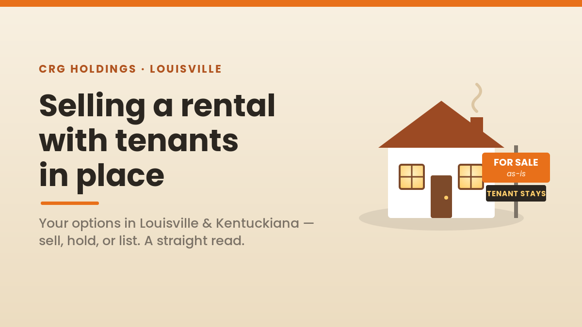 I'm a Landlord and Tired of My Rental — How Do I Sell It (With Tenants Still in It)?
